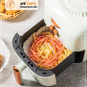 Forro de Papel Para Air Fryer Descartável