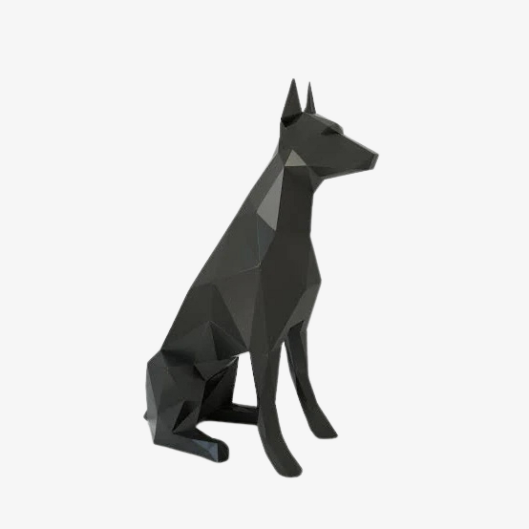 Estátua Geométrica Doberman