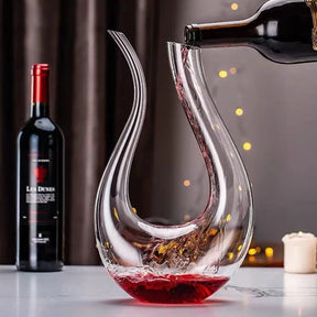 Decanter de Vinho Recipiente Cisne La Lua