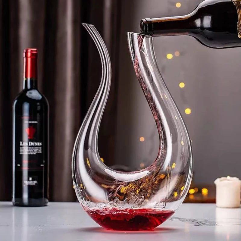 Decanter de Vinho Recipiente Cisne La Lua