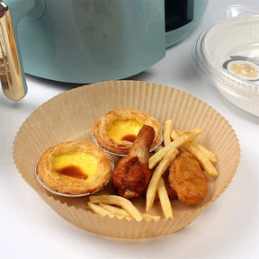 Forro de Papel Para Air Fryer Descartável