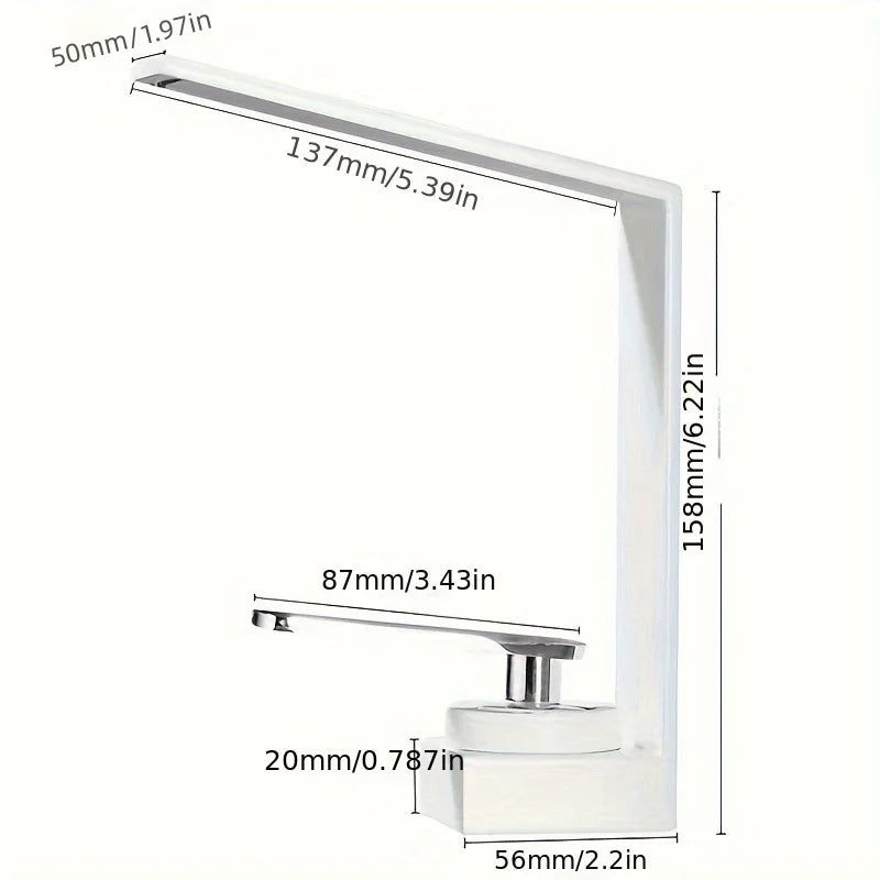 Torneira de Bancada para Banheiro com Cascata